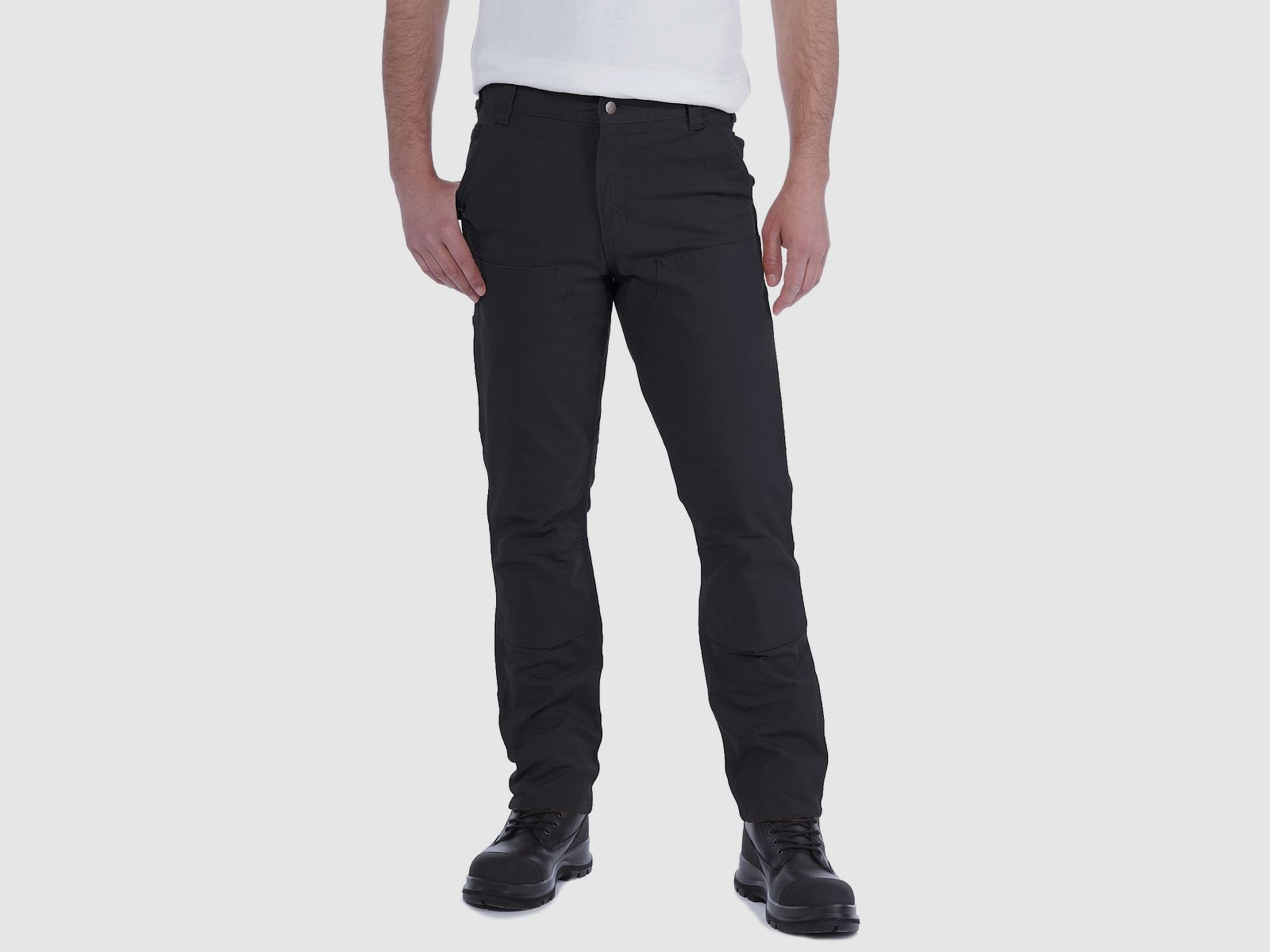 Carhartt Stretch Duck Double Front Pants Men Black W42/L32