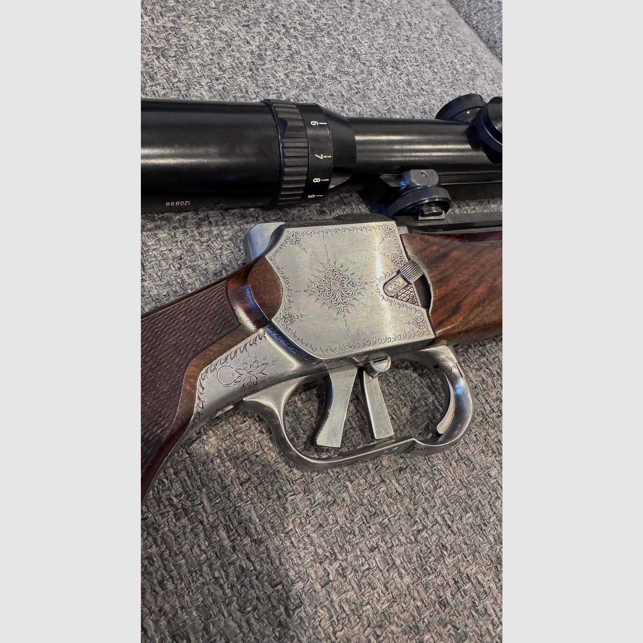 Fucile da caccia esclusivo di Furtschegger (Kufstein) – rara carabina sorella in calibro 6,5x65R