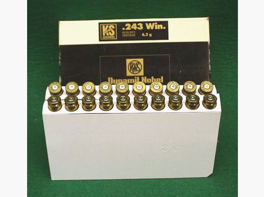 RWS Hülsen .243 Win., gebraucht