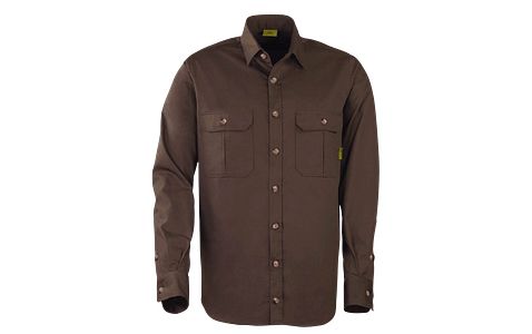 Waldkauz Outdoorhemd "Waldmeister" Braun