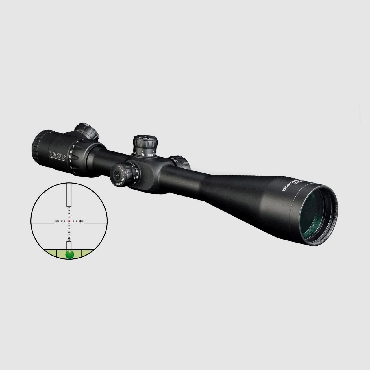 B-Ware Zielfernrohr Konus KonusPro F30 8-32x56 30 mm Tubus Half Mil-Dot Absehen beleuchtet