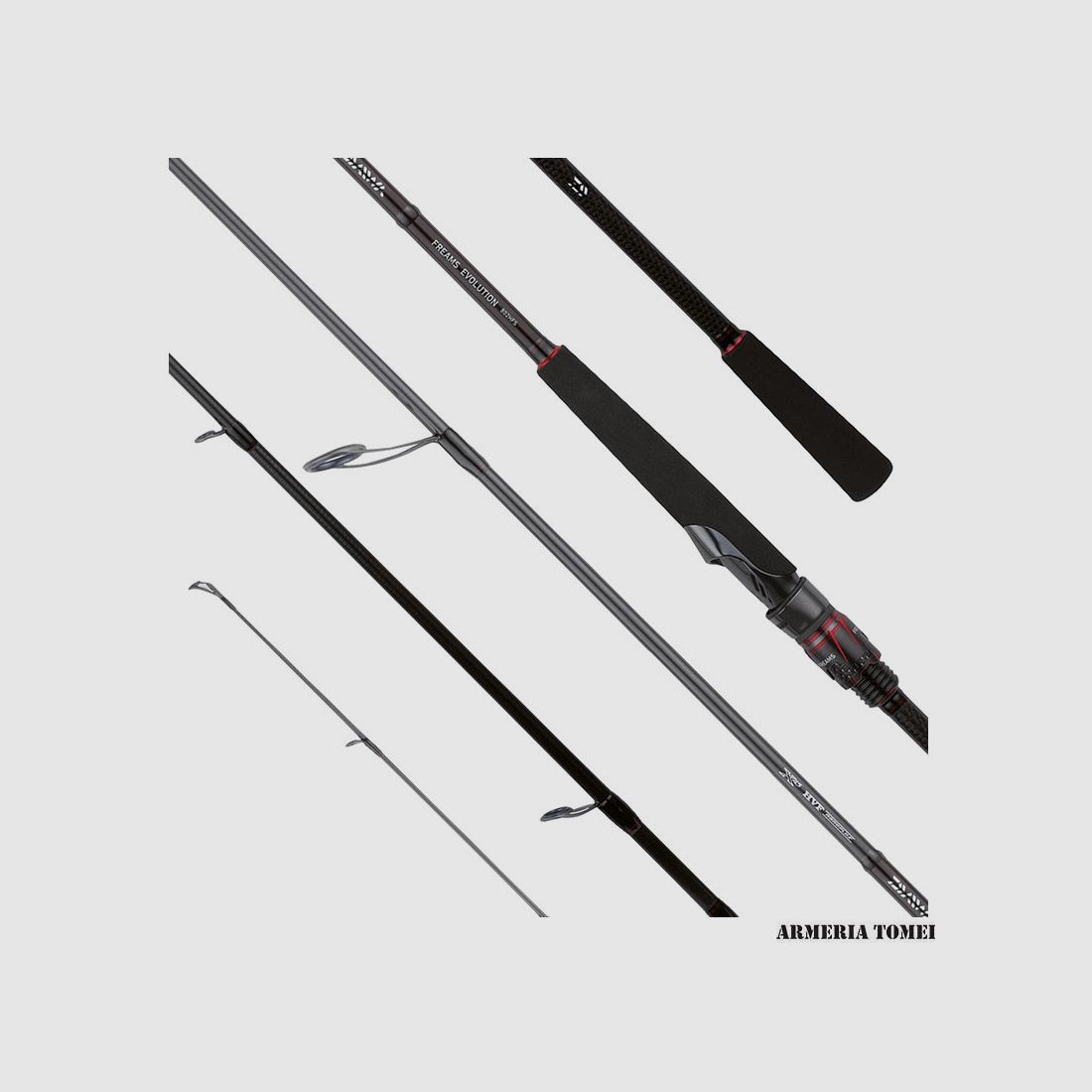 DAIWA – FREAMS EVOLUTION SPINNING 762ULFS-ST-AI 2,29m | 2 delen | 119cm | 1-10g, afbeelding 1 van 5