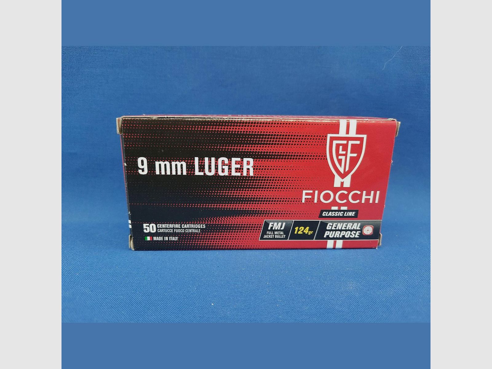 Fiocchi Cal.9mm Luger 8.0gr./124grs. FMJ