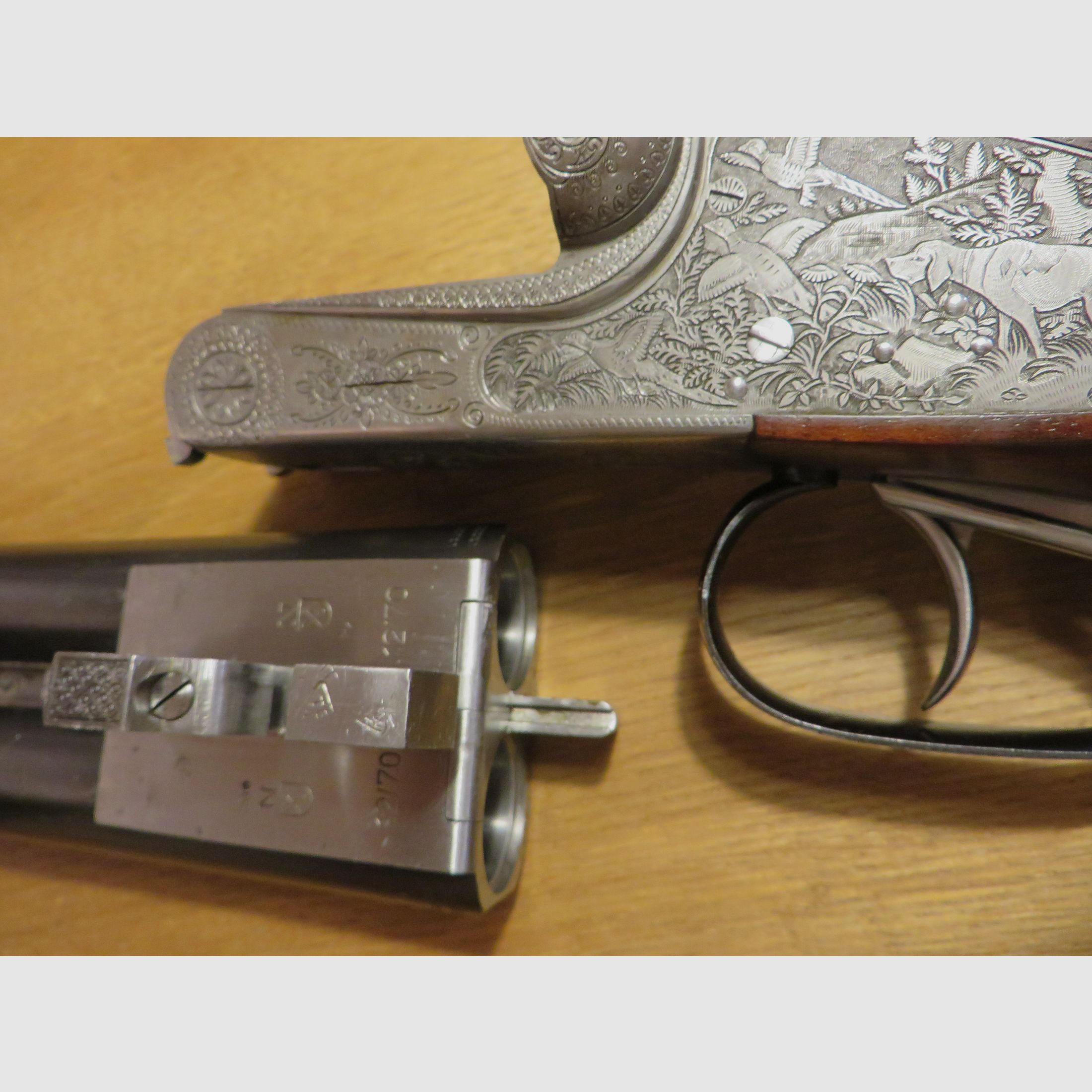 Escopeta doble Merkel 12/70