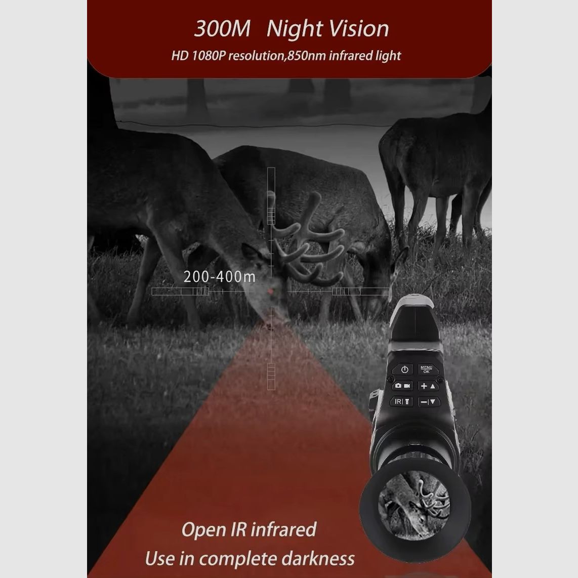 Dispositivo di visione notturna digitale NV4A Night Vision