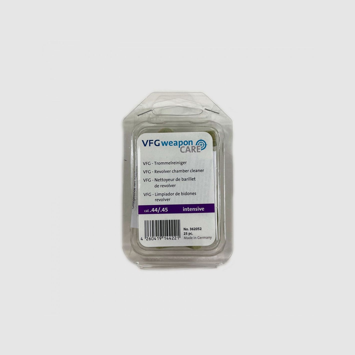 VFG FELT CLEANING PADS CAL. 44 / 45 25 PCS INTENSIVE, image 1 of 2