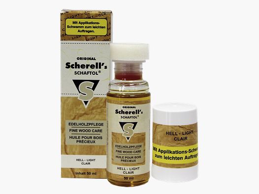 Schaftöl hell - mit integr. Auftrageschwamm