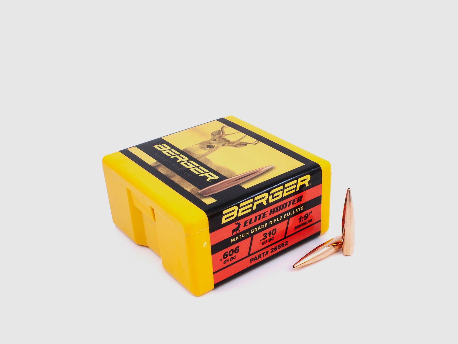 Berger Geschoss 6,5mm/.264 Elite Hunter 140GR 100 Stück