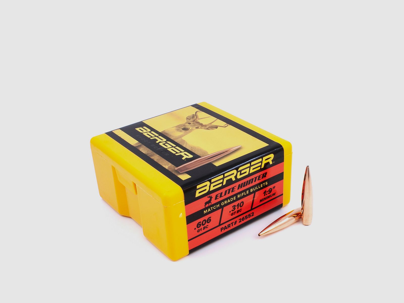 Balas Berger 6,5mm/.264 Elite Hunter 140GR 100 piezas