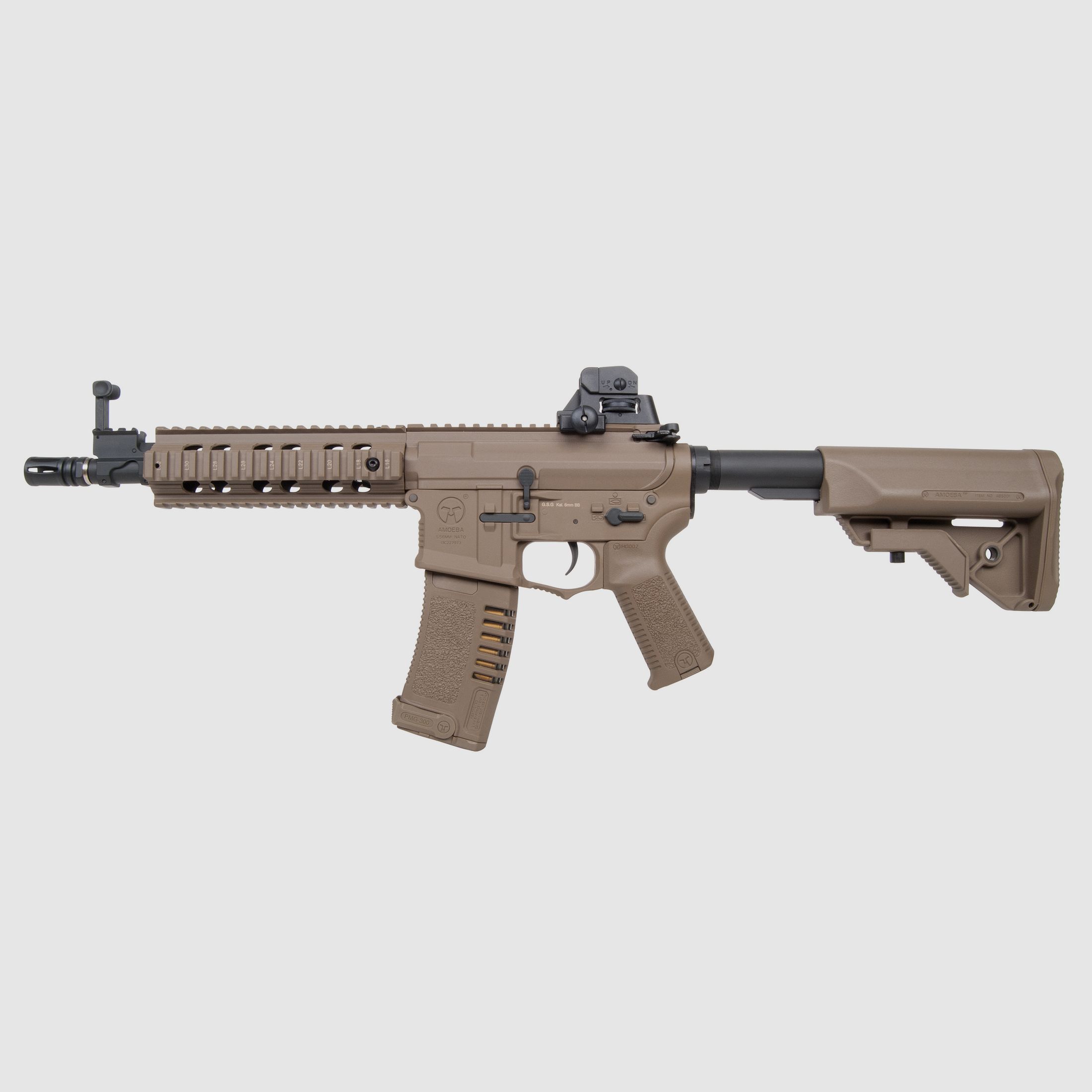 Ares Amoeba M4 008 FDE Dark Earth 6mm - Airsoft AEG < 0.5 Joule