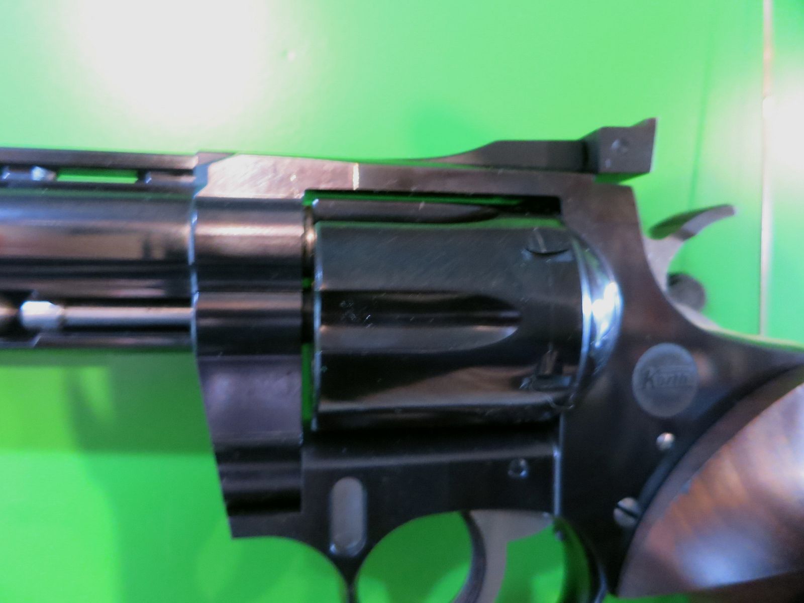 STAHLGEWORDENE PRÄZISION MADE IN GEMANY -KORTH- .357 Magnum Sportrevolver, 6"      #35