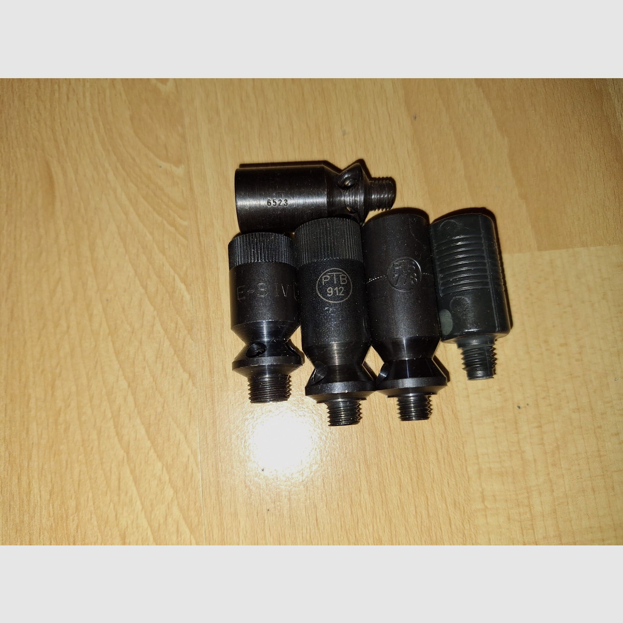 Röhm Sicherheitskompensator/Schalldämpfer Set mit Adaptern und Abschussbechern