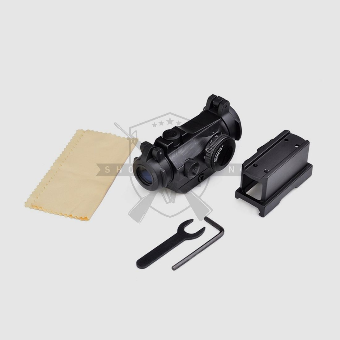 Set: T2 Red Dot -Nachbau mit QD Mount & Low Mount (BK)