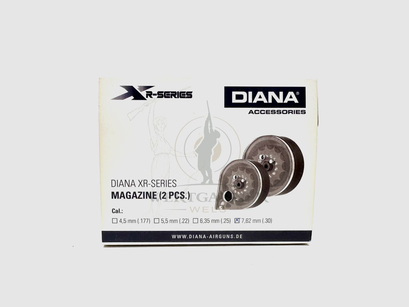 Diana XR200 Caricatore 7,62 (.30) 2 pz., immagine 2 di 4