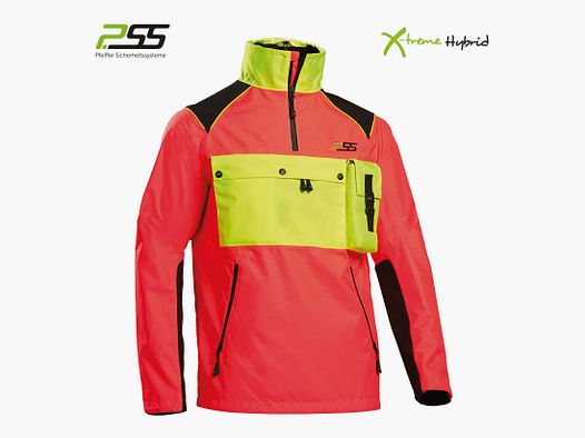 PSS X-treme Hybrid Schlupfjacke Neonrot    XS