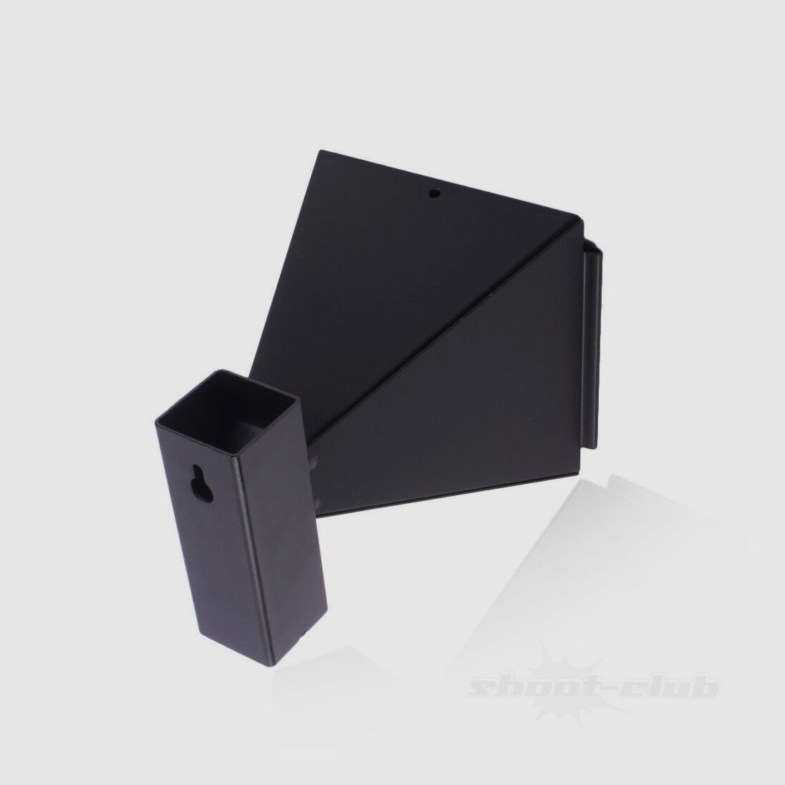 shoXx Trichter Kugelfang aus Stahl 14x14cm, schwarz