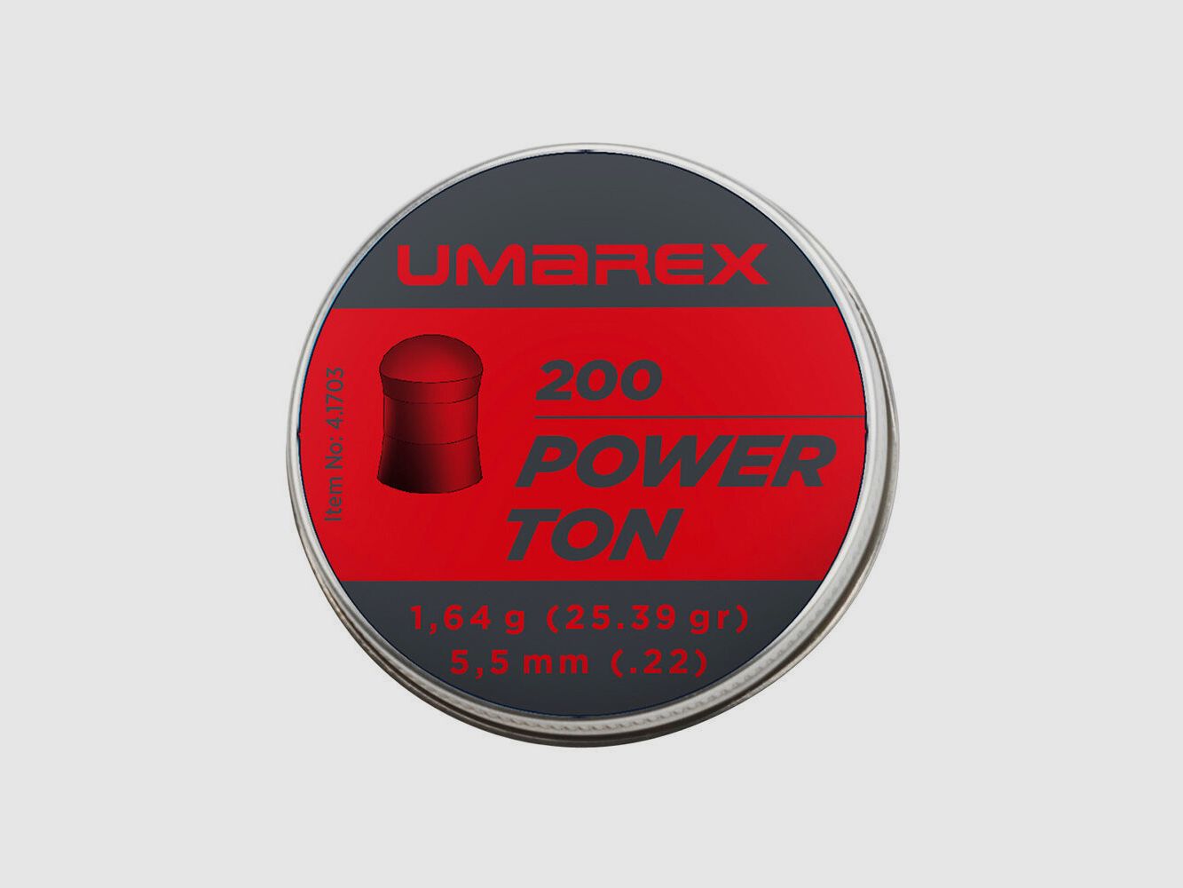 Umarex Power Ton Diabolos Rundkopf Kaliber 5,5 mm 1,64 g - 200 Stück/ Dose