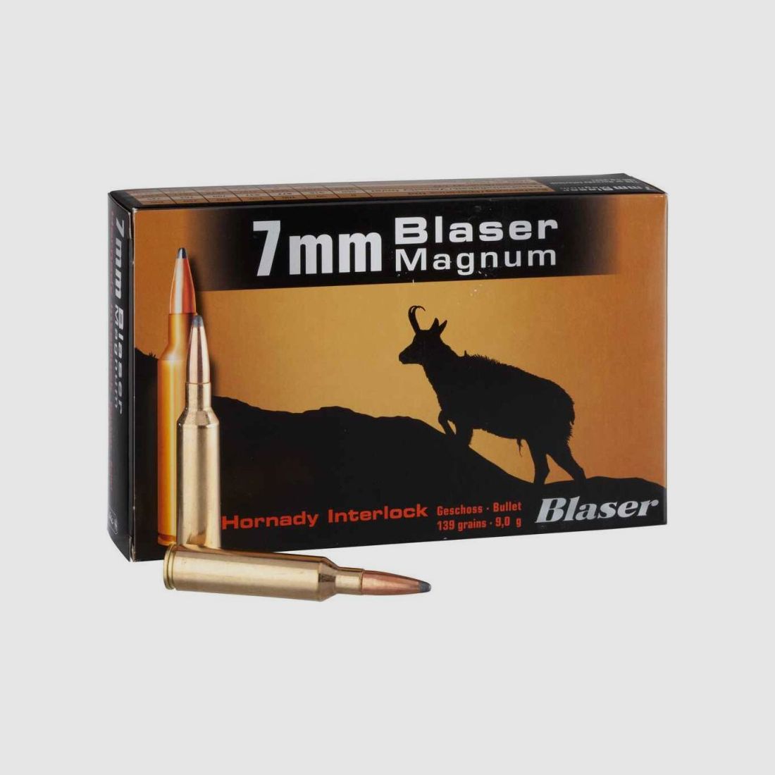 7mm Blaser Mag. Hornady Interlock 9.0g / 139grs.