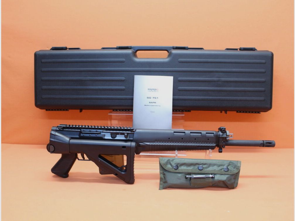 SIG Sauer AG/ SAN Swiss Arms Ha.Büchse .308Win SAN SAPR 751 Sport Long Barrel 4-Pos. Gas-Piston-System SIG 550, 421mm Matchlauf