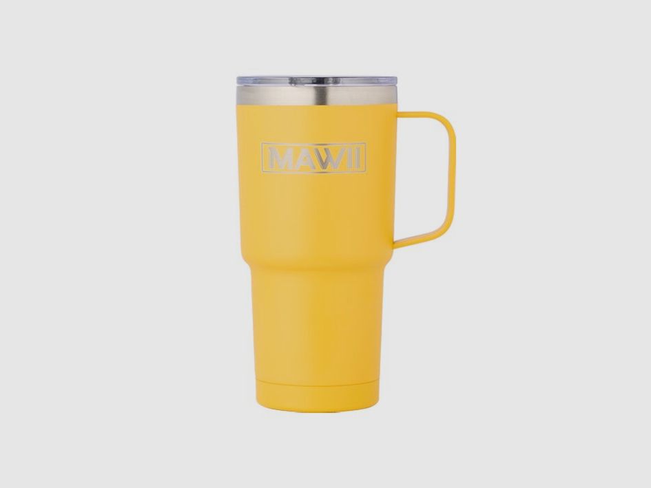 Bicchiere in Acciaio Inossidabile con Manico, 600 ml, Oliva, immagine 3 di 10