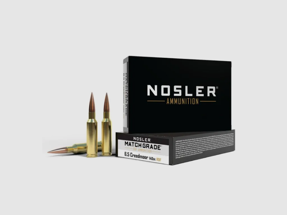 Ammunition 6.5 Creedmoor Nosler RDF MG 140gr .60115, image 1 of 2