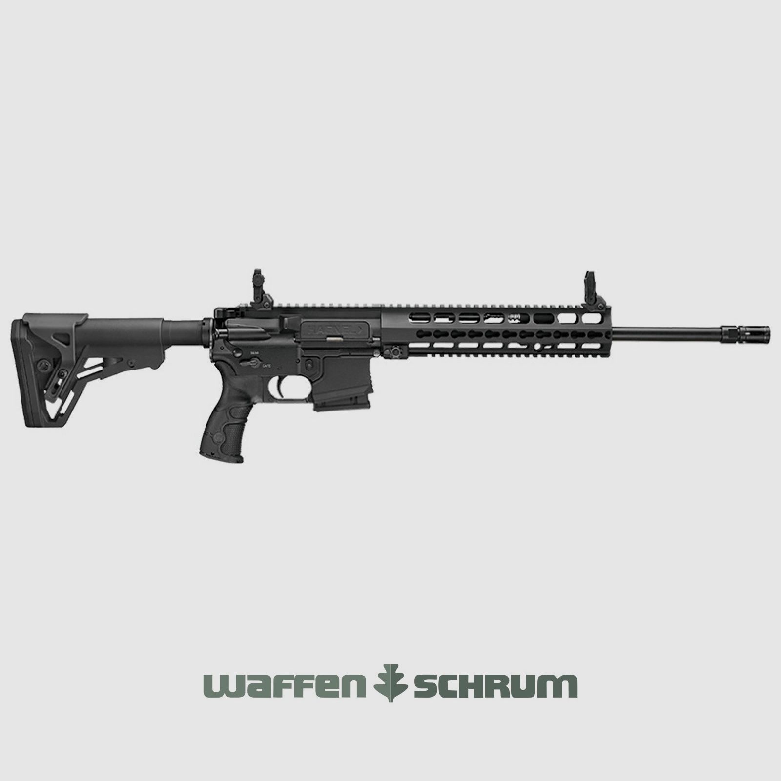 Haenel CR 223 schwarz / Langer Handschutz