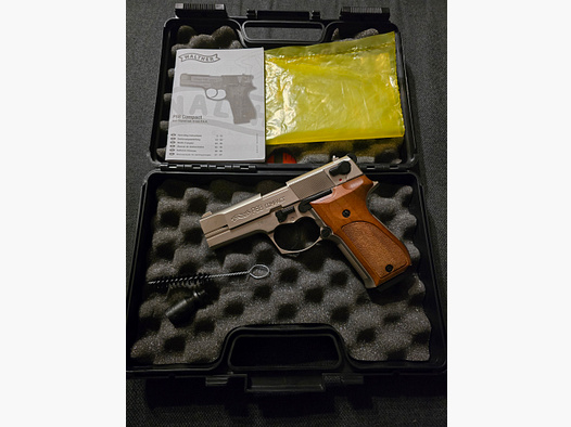 Walther P88 Schreckschuss Nickel/Holz 9mm 