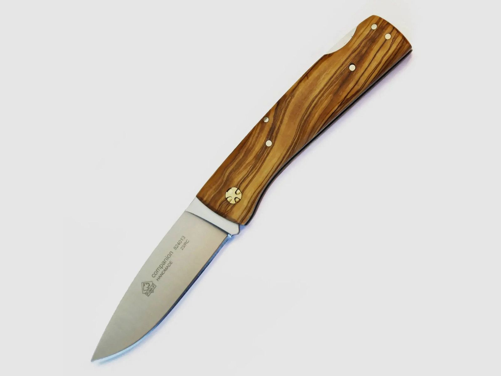 PUMA IP companion with suede pouch, olive wood