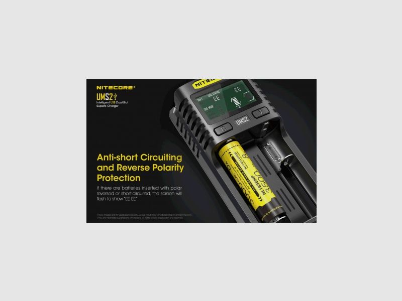 Chargeur Nitecore UMS2, image 14 sur 19
