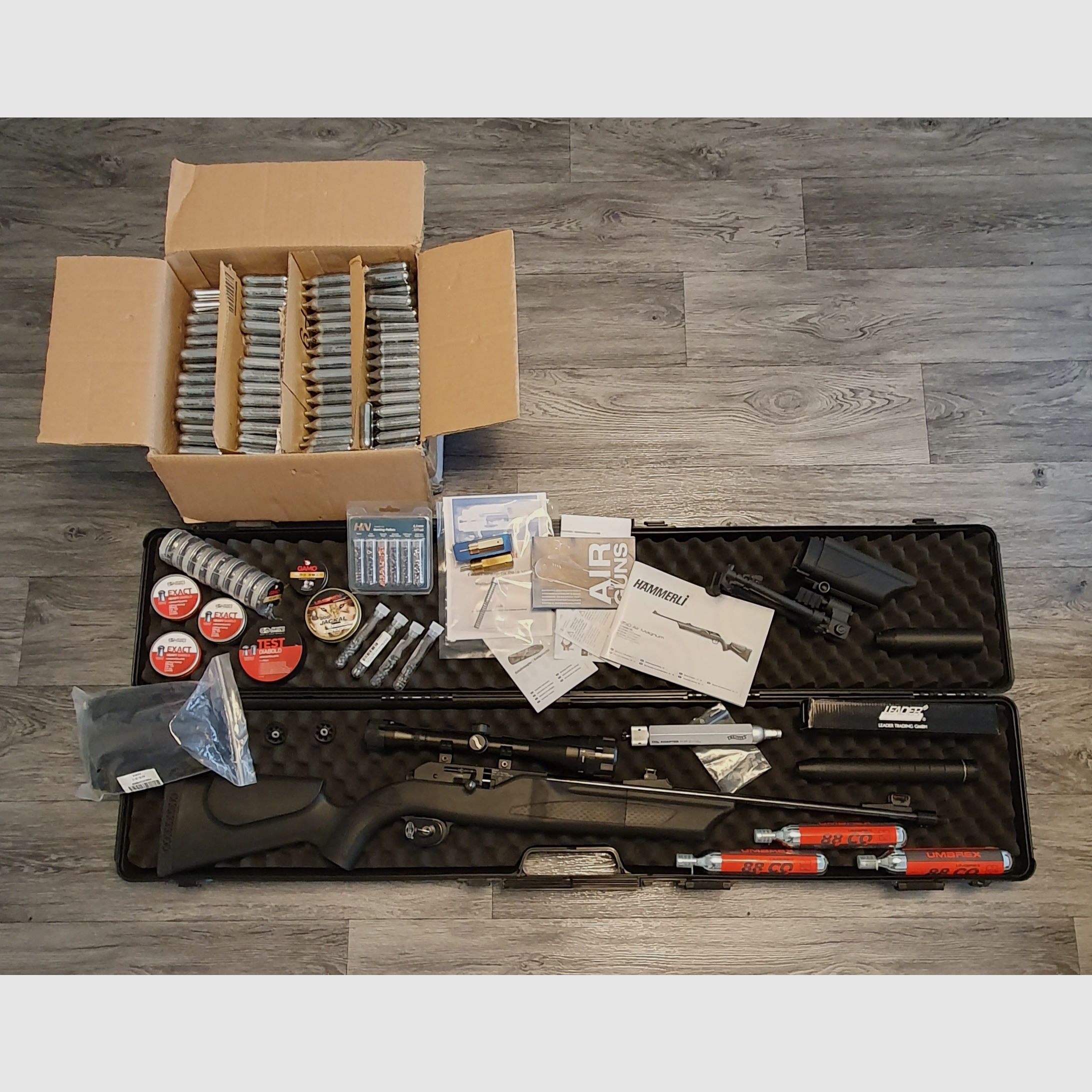 Hämmerli 850 AirMagnum FT 4,5 177 Mega Zubehör!!!