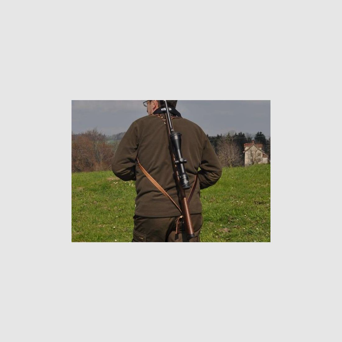 Rucksack-Gewehrriemen braun, Bild 2 von 4