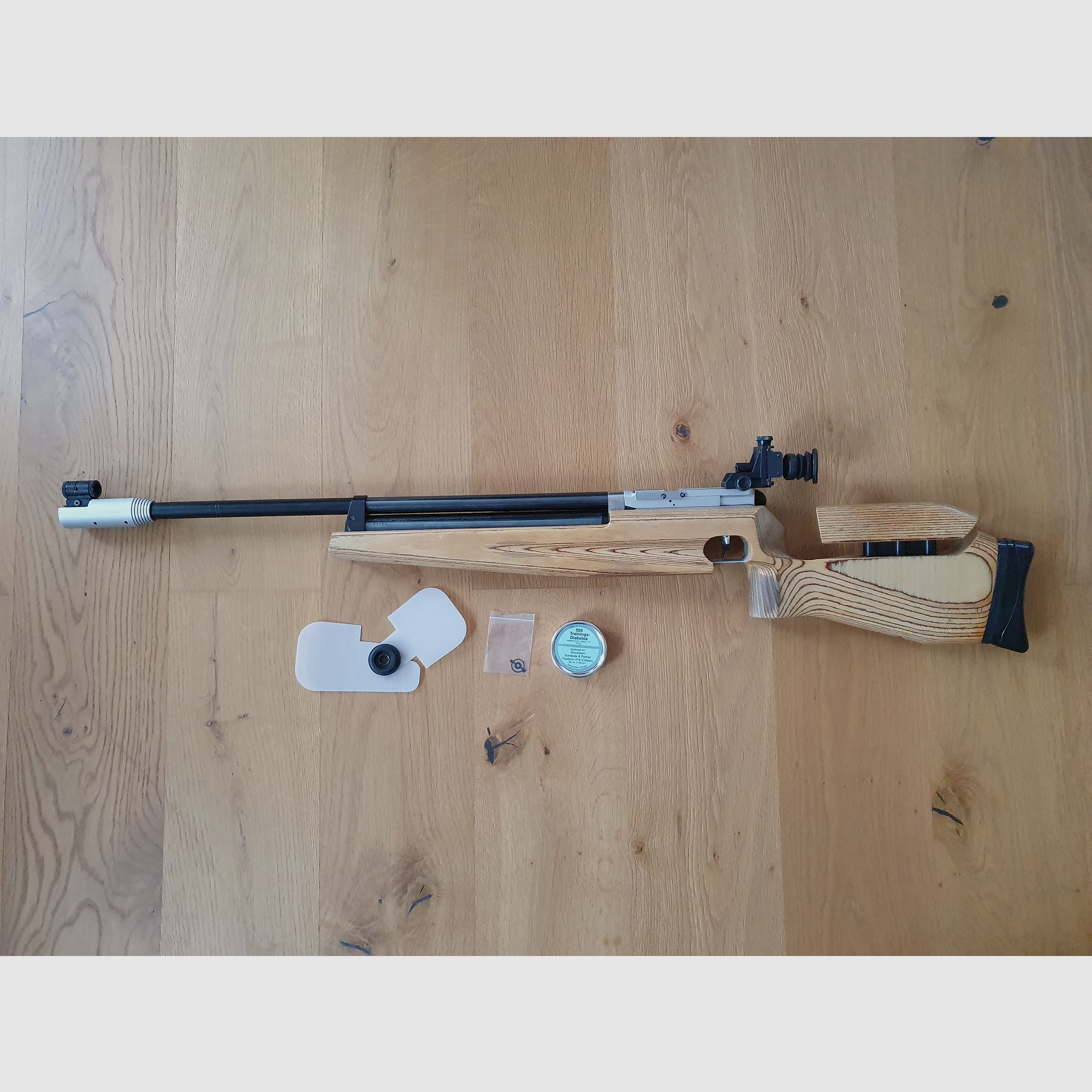 Air rifle model 601 Feinwerkbau including carrying case