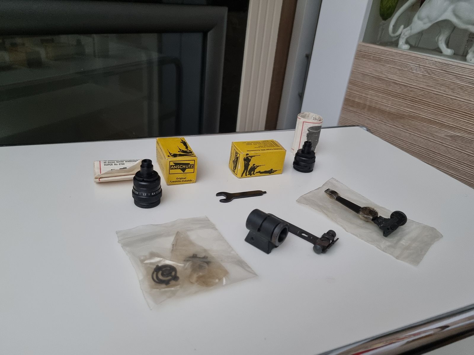 Anschütz Diopter 6755 + 6750 + accessories