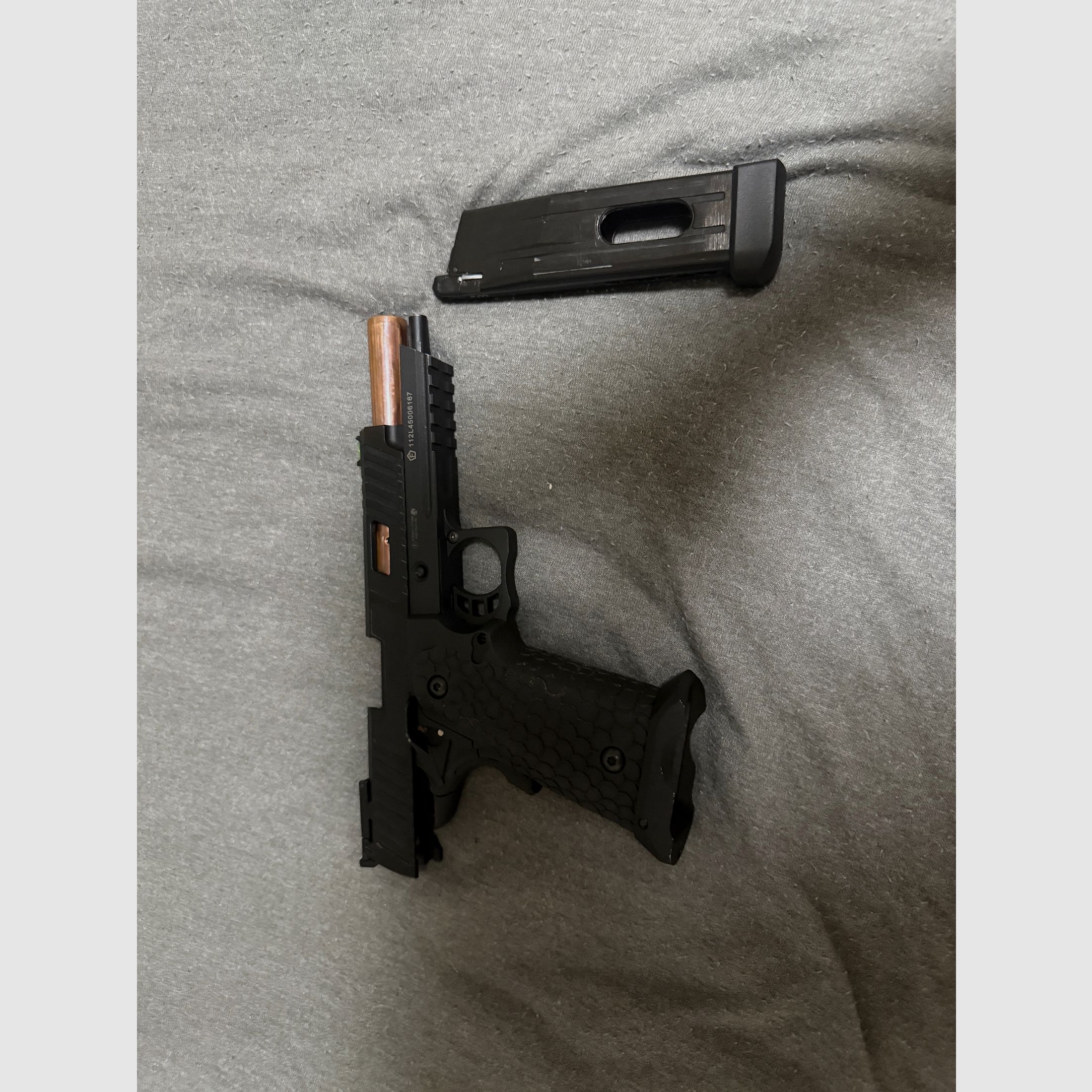 ASG / STI International Combat Master 2011 JW3 Airsoftpistole Vollmetall CO2BB 6mm BB schwarz
