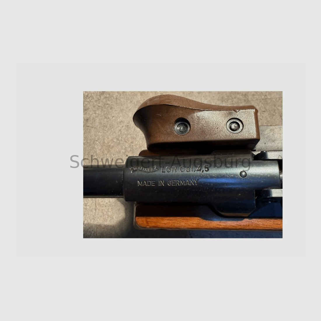 Walther Match Air Rifle LGR Special Model 100 Years Walther with "Eagle Eye"