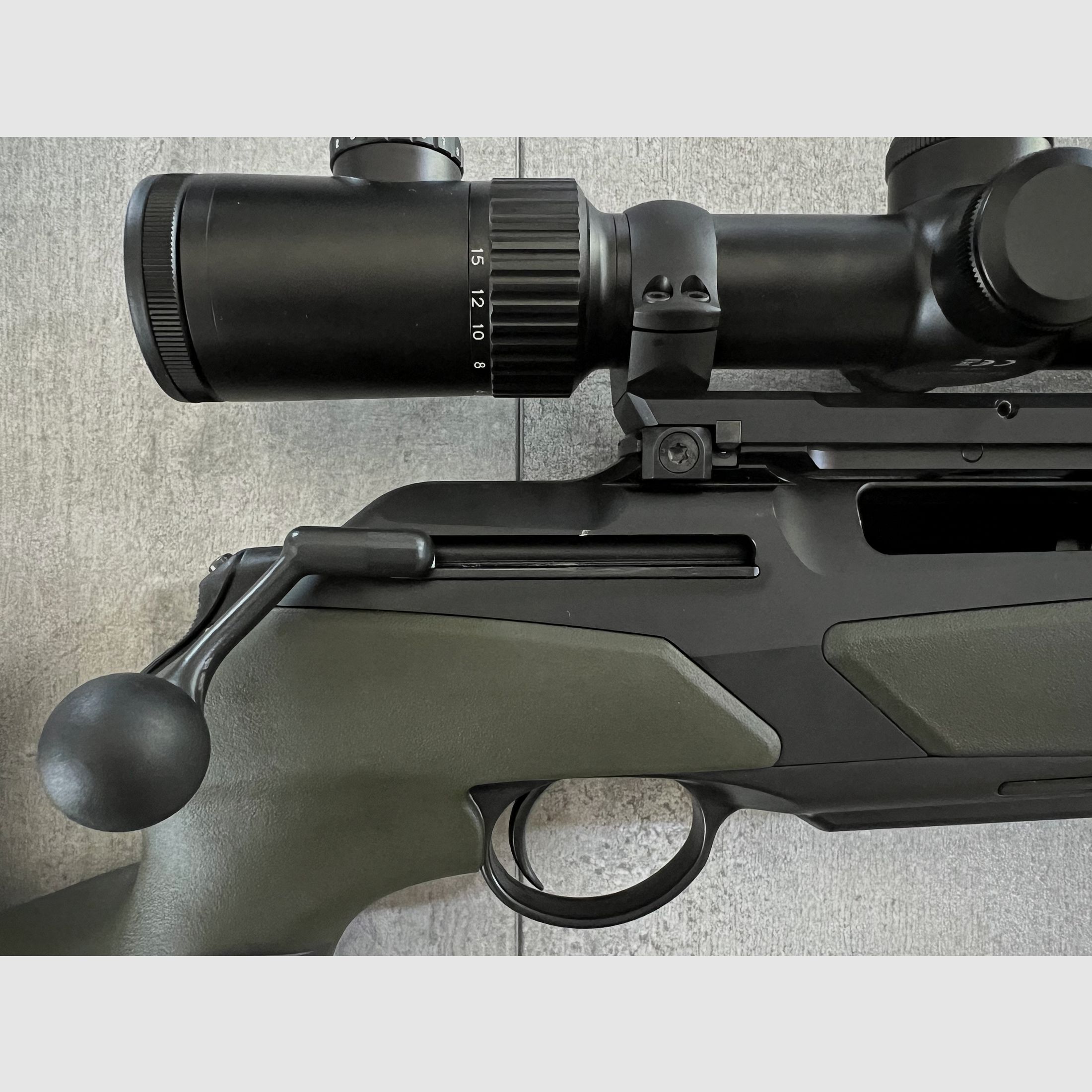 Merkel Helix Speedster, DDoptics NFX V6 2,5-15x56, Burris Thermal Clip-On V2