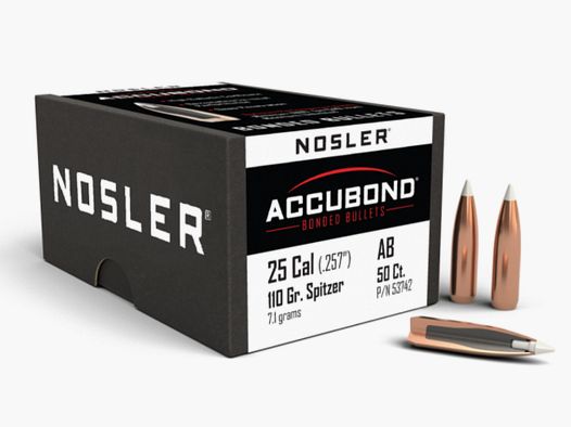 OGIVA NOSLER 25 CAL. 257″ 110gr ACCUBOND
