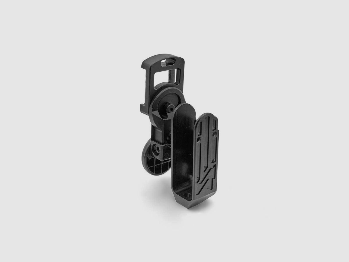 DAA Flex Holster LH Assemblaggio in Alluminio (senza blocco inserto e rivestimento), Colore: Nero, immagine 2 di 3
