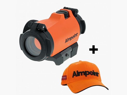 ROTPOINTVISIER AIMPOINT MICRO H-2 2MOA ORANGE CERAKOTE + KAPPE
