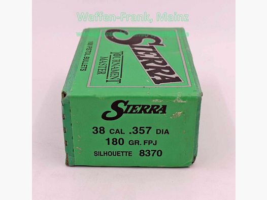 Sierra Bullets, Santa Fe FFW projectiles .38 (.357)