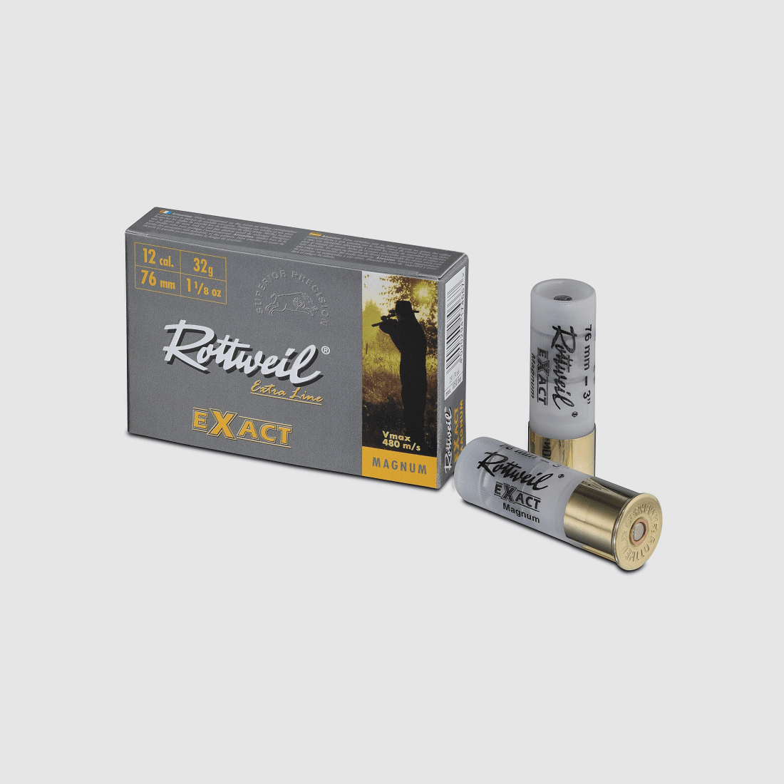 Rottweil Exact Magnum 12/76 - 5 Stk.