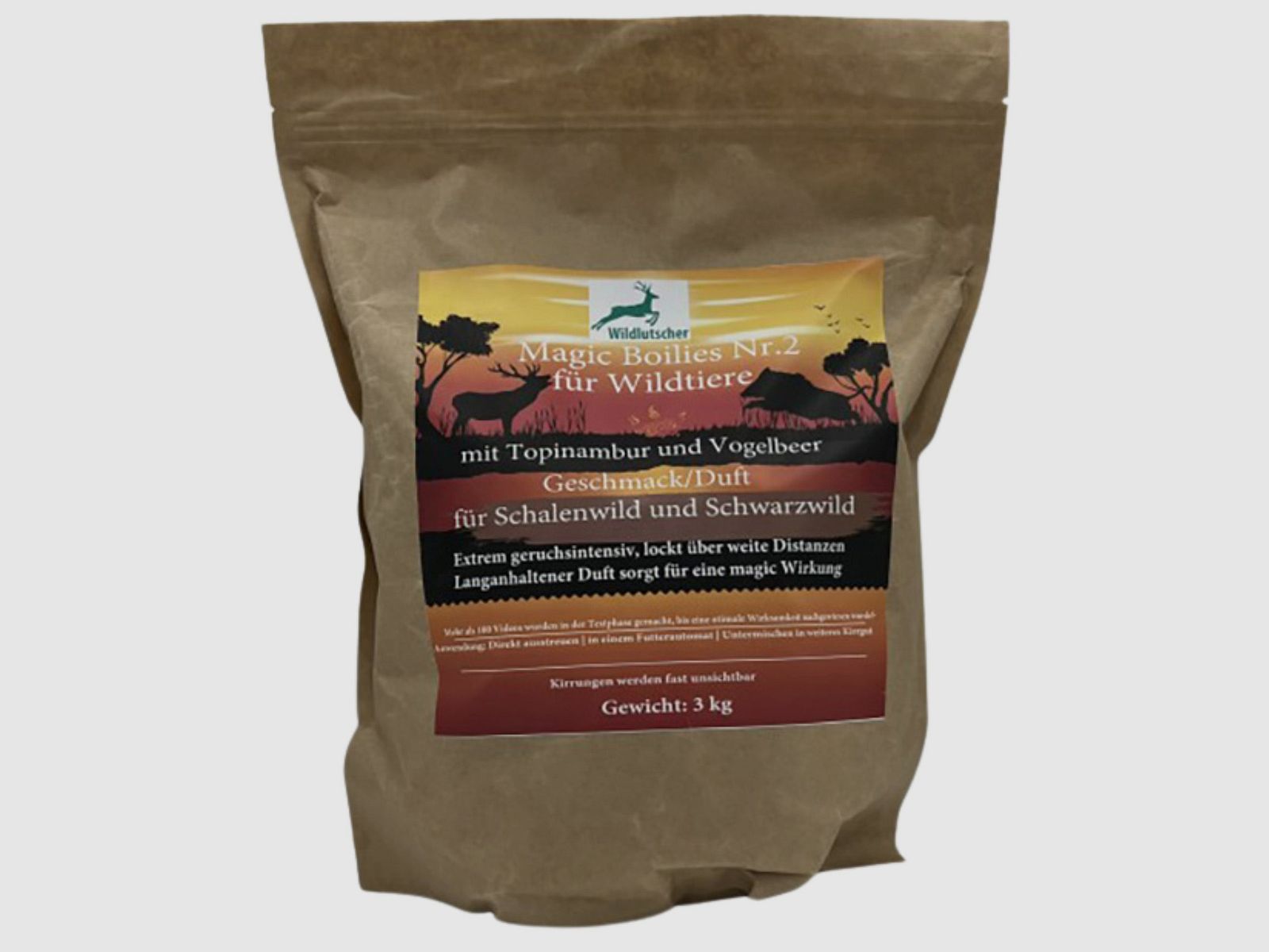 Wildlutscher Magic Boilies Nr.2 Topinambur/Vogelbeere 3 kg