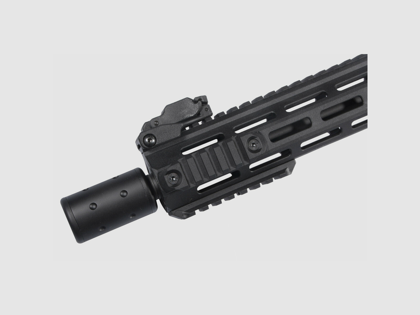 M4 AR15 M-LOK SilentOps 8 pulgadas CHARLIE Negro S-AEG Rifle Airsoft Libre a partir de 18 años | Delta Armory