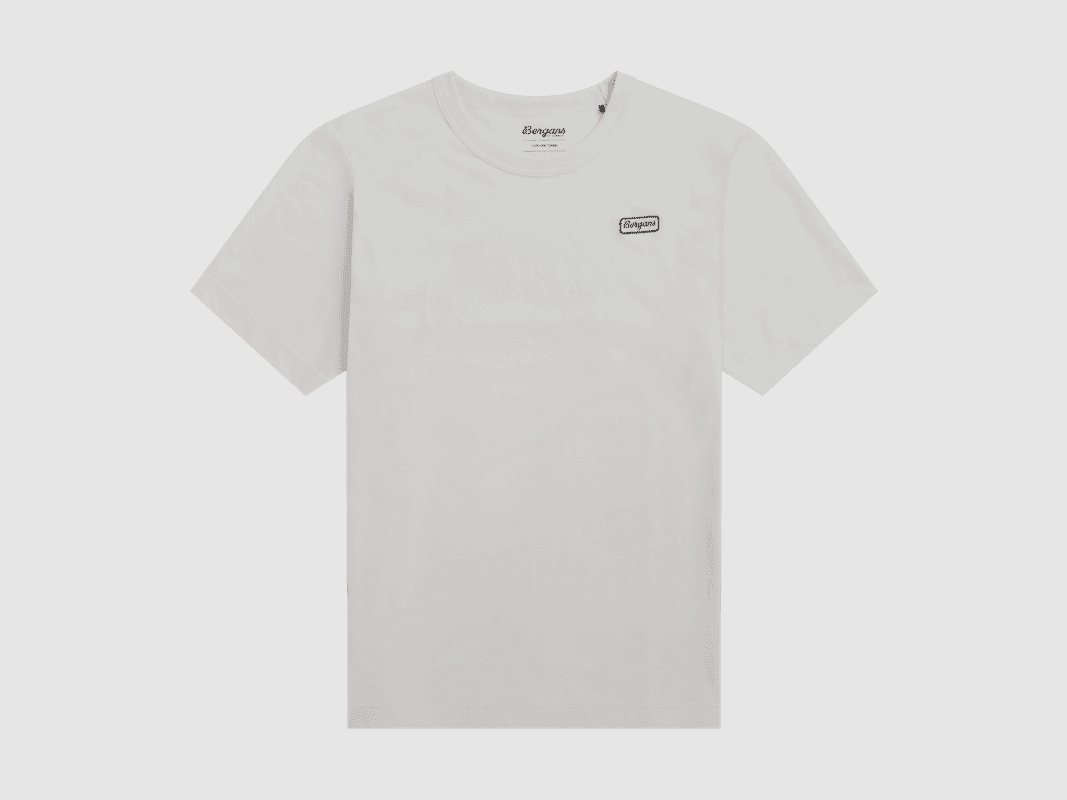 Bergans Logo Cotton Tee Men Arctic White L