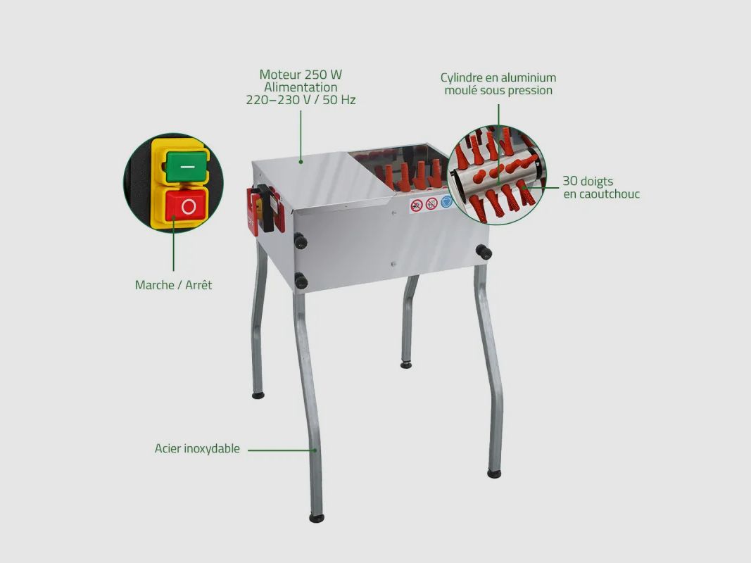 Plumeuse humide River Systems Piumina Super, 30 doigts, image 4 sur 8