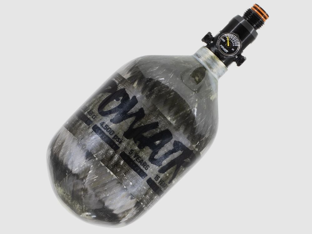 PowAir CARBON Series 08L / 48ci Paintball HP Systeem 300 Bar