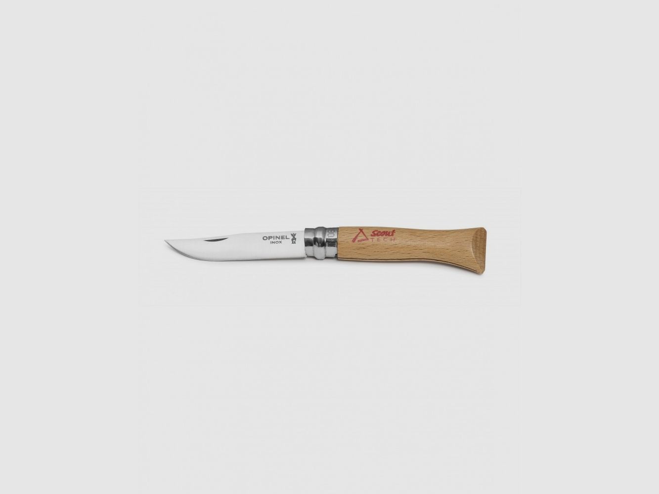 OPINEL N°8 COUTEAU PLIANT TRADITION - ACIER INOXYDABLE - ANNEAU DE SÉCURITÉ, image 2 sur 4