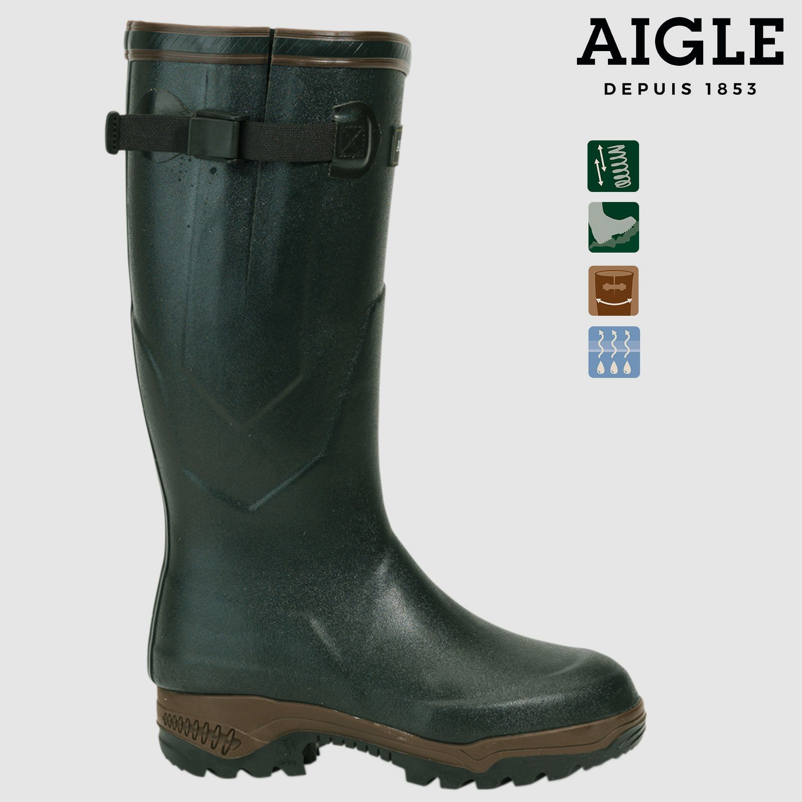 AIGLE PARCOURS 2 Vario kaki