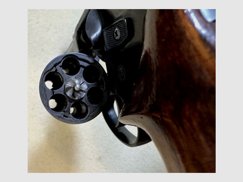 Röhm RG99 N / RG 99N blank firing revolver 9 mm R.K. PTB 597 with wooden grip & original packaging