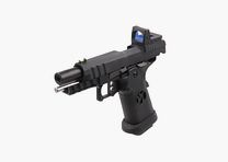 Réplique Airsoft GBB HX2602 AW CUSTOM - Full Black - Gaz Blowback - Red-Dot Factice Intégré